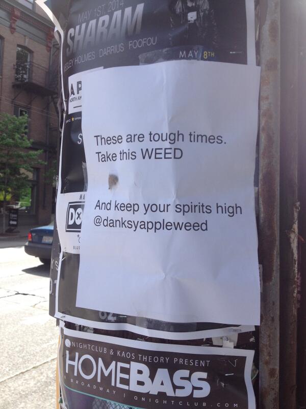 ‘Weed Fairy’ Leaving Free Pot Around Seattle