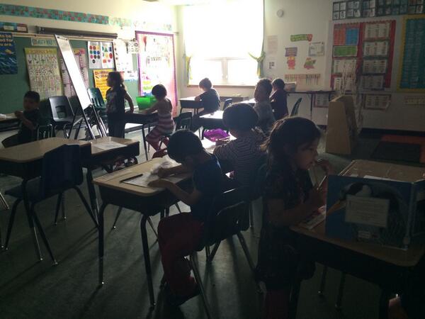 Turning down the lights and putting on soothing music did the trick for us today #itsthelittlethings