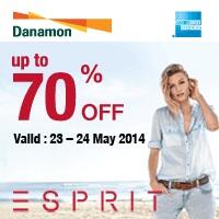 evamonita's tweet photo. It's shopping time! 😍Discount up to 70% at all Esprit stores. 2 days only, 23-24 May@kartudanamon. TGIF http://t.co/zMAVdmA0W2