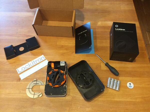 JJMelo's tweet image. Here it is. Unboxed and ready to be installed. #lockitron @lockitron