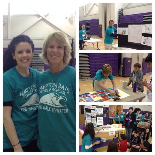 So proud to be a part of HBMS' incredible interdisciplinary experience today.  The LONG WALK was phenomenal.