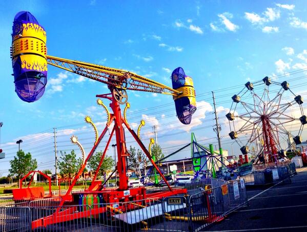 Come on down to Milton Memorial Arena open until Sunday! #MiltonON #fun #rides #games #candyfloss