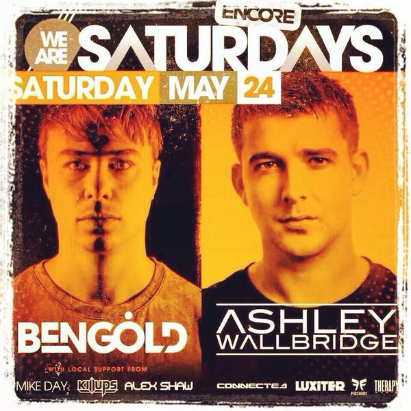 Plur_Republic's tweet photo. #YEG welcomes @AshWallbridge &amp; @BenGoldMusic this Saturday at @EncoreWEM @FusionEntYEG @ConnectedENT @LuxiterEvents http://t.co/QUPfOvXdIy