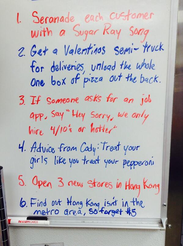 TheCodyMcDaniel's tweet image. And yes, #1 did happen. #workboard