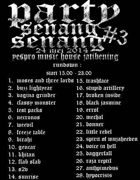 Urutan rundown PSS#3