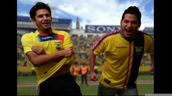 JordanSaritama's tweet photo. “@davidfchm: Tenemos #seddegloria #tiempoextra @PilsenerEcuador @JohnnyRodri8uez Road to #Brasil2014 http://t.co/zsTm4JLSH7” Dale RT!
