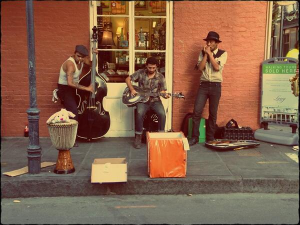 One of my favorite street musician shots in the French Quarter.