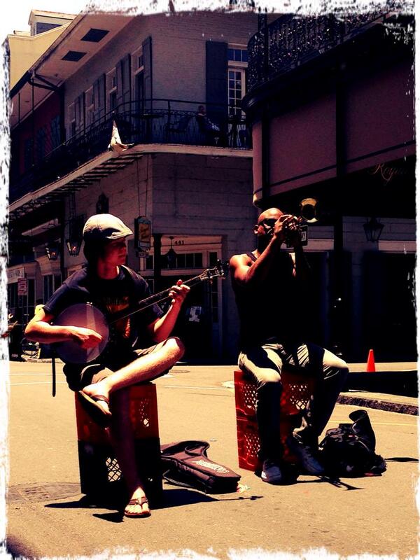 Street musician vibes...French Quarter.