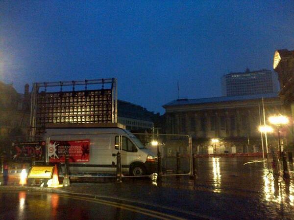 Leaving Council House as first light of dawn appears. See you next year for GenElection #brumvotes14