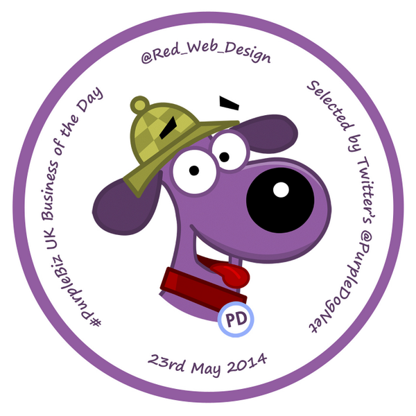 Woohoo.. We are today's #PurpleBiz winner! Here's a free website competition to celebrate... red-blog.co.uk/1n8lff1