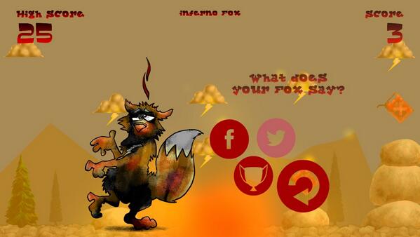 #whatDoesYourFoxSay, I got a new high-score of 25 in #InfernoFox infernofox.com