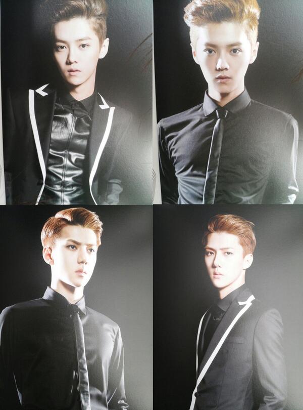 FlywithHUNHAN's tweet photo. #LOSTPLANETinSEOUL 140523 #HUNHAN Brochure แฝดหล่อและเท่มาก!! T0T cr. babyxiuxiu http://t.co/xZq0srQT91