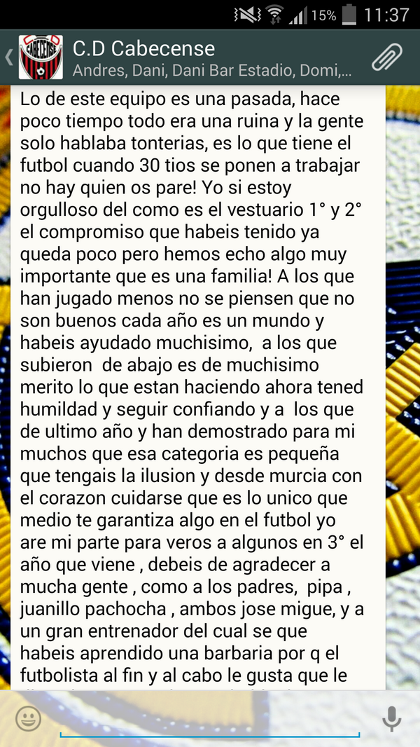 JBucarat's tweet photo. esto es lo que lo hace grande! aparte de ser un grandisimo jugador del @RBetisB26 ISMA ES UNO MAS DEL CENSE JUVENIL http://t.co/KSf8m1XLHD