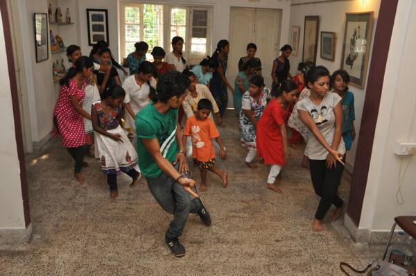 newlightkol's tweet photo. 'Dance isn't just dance. It's magical. Something that sets you free.'
 Dance workshop at #NewLightKol @urmibasu1 http://t.co/uZXsdzvrgC