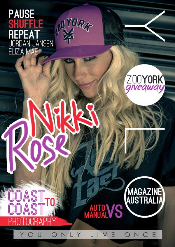 Here it is, YOLO Magazine's very first issue with Nikki-rose Quinlan as our cover girl! yolomag.com.au/magazine.html #YOLO