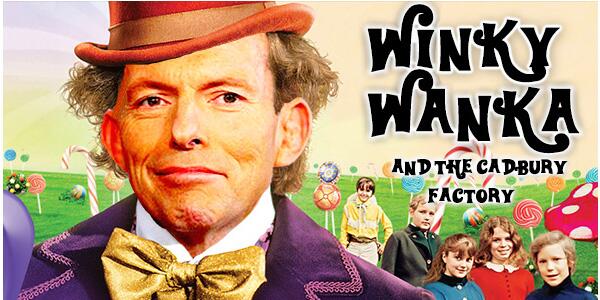 squig_'s tweet image. Now screening: Wnky Wanka &amp;amp; the Cadbury factory #TonysMovieNight  @Dazr @RobbiePHannan @langmonster #auspol #libspill