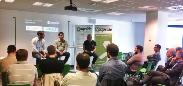 capside's tweet image. Empieza el #BigDataChat @ CAPSiDE HQ