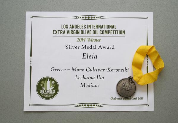eleiagr's tweet photo. Nice surprise this #Friday morning! #silvermedal for #Eleia at #LAIOOC! So #proud! http://t.co/iABzch3dG4