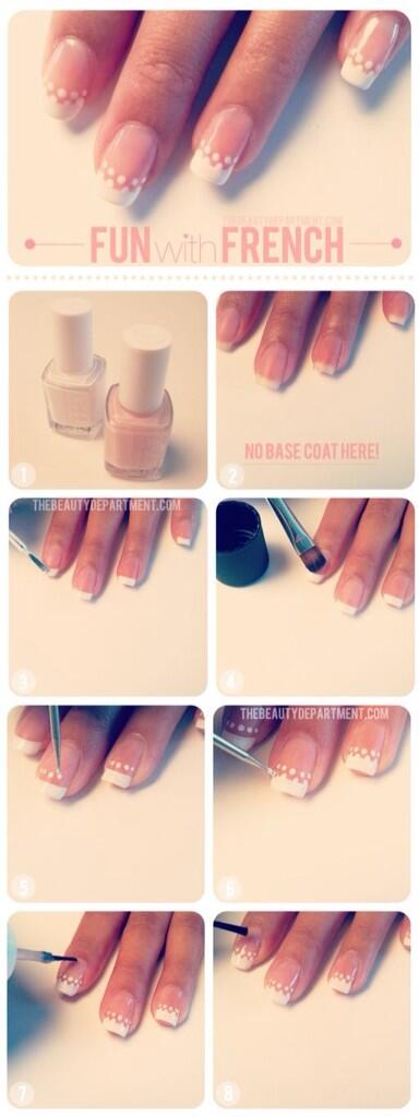 DCLNails's tweet photo. Just love this edge on the classic #frenchmani #lizgyloves 💅 http://t.co/FqZyVE8inE