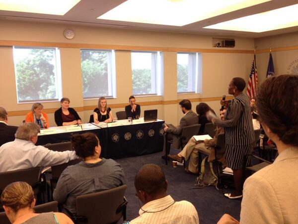 #MissingPeace panel taking sharp and engaging questions