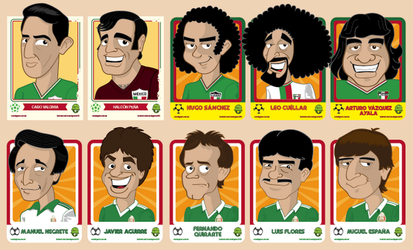 laloguerra's tweet photo. A 20 días del Mundial así va el #Lalini #Mexico #Seleccion #Mundial2014 #Brasil2014 #ilustracion @miseleccionmx http://t.co/4ovwrOL31J