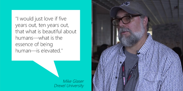 Connecting's tweet photo. The potential of design is to elevate beauty and humanity. @glaser_m of @DrexelUniv #connectingmakers http://t.co/uN1SgJt9eI