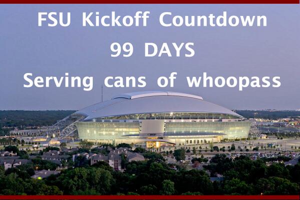 RoomScapeU's tweet image. 99 DAYS= #FSU kicks off in Cowboys Stadium. 
Countdown to Whoopass Sale starts today---&amp;gt; roomscapeu.com/fsu/