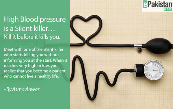 ePakistanSocial's tweet photo. [ePakistan Blogs] High Blood pressure is a Silent killer http://t.co/bwlv0Xa8ia #blog #ePakistan #medicine http://t.co/BcwQ3pGgLn