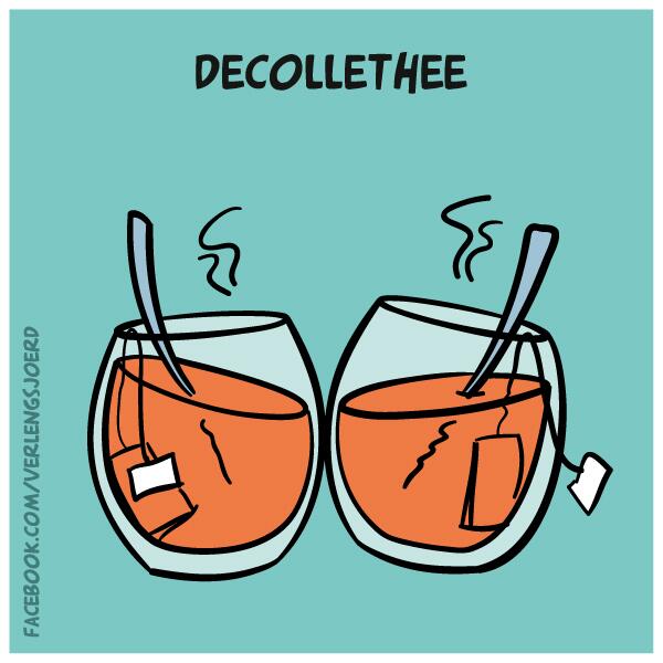 #decollete #cartoon #verlengsjoerd #slechtewoordgrappen #decollethee