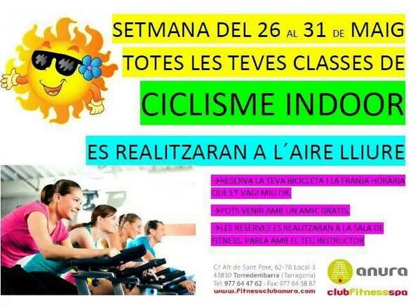 AnuraClub's tweet photo. Quedan pocas plazas!!! Apuntate a ciclo indoor... Quiero decir... Ciclo outdoor!!! http://t.co/tJrfn3hmoZ