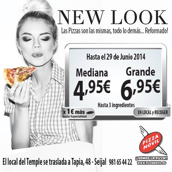 PizzaMovil_es's tweet photo. Ayer inauguramos el nuevo local de Temple en la calle Tapia, 48 Seijal, a 100m del local anterior. Os esperamos! http://t.co/KRkyaIk12Y