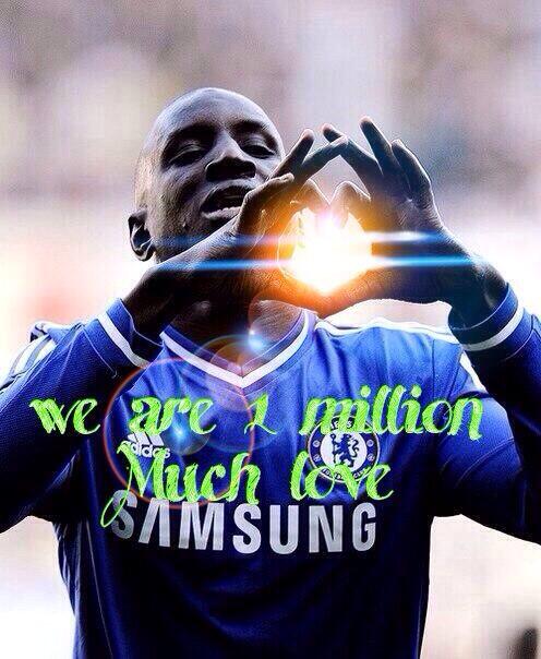 Demba Ba On Twitter Thanks To All My Followers We Are 1 Million Love You All Http T Co R6jolczr0n