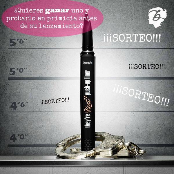 lessismoreblog's tweet photo. Prueba el nuevo They´re Real push-up liner de @benefitspain ,comparte esta foto y entrarás en el sorteo, mucha suerte http://t.co/dwO3UP1a9e