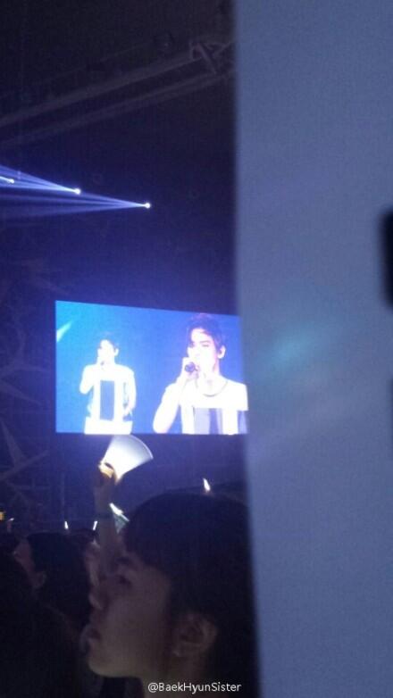 EXOINDONESIA's tweet photo. [PREVIEW] 140523 Baekhyun @ EXO FROM. EXOPLANET # 1-THE LOST PLANET in SEOUL (cr: BaekhyunSister) http://t.co/zCYhbQxAza
