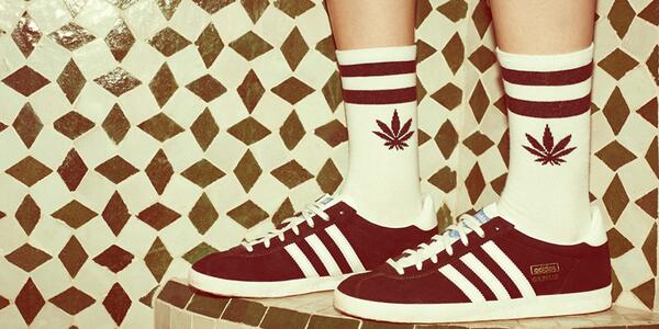 adidas weed socks