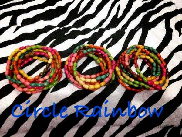 "CIRCLE RAINBOW" IDR: 15k/5pcs Order: 2b132654 Line:yuristhp
