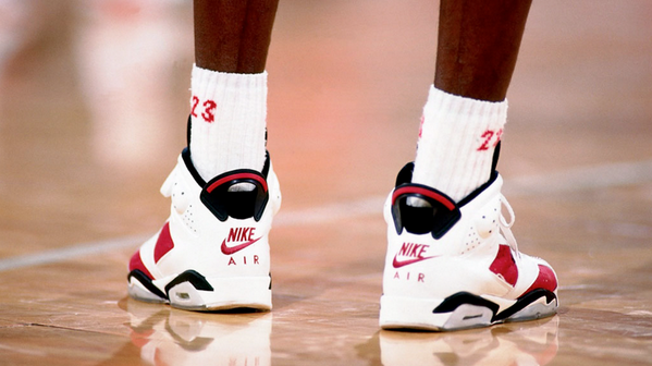 michael jordan foot