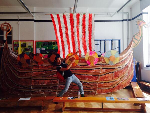 Valhalla! The Viking ship is ready for action <a href="/Kane_Husbands/">Kane Husbands</a> @ScoopTheatre