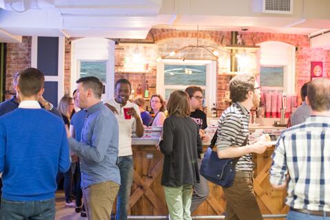 RefreshChi's tweet photo. A picture of the pre-party, complete with photo bomb, at @nclud in DC for #RefreshRoadTrip http://t.co/olCqzDM6A1