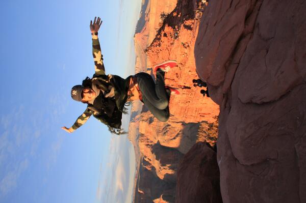 UrbanRedCarpet's tweet photo. Thomas Lamadieu voici ma photo !!! @converse @wearefromparis #clashmyphoto #grandcanyon http://t.co/xJDau6R2e6