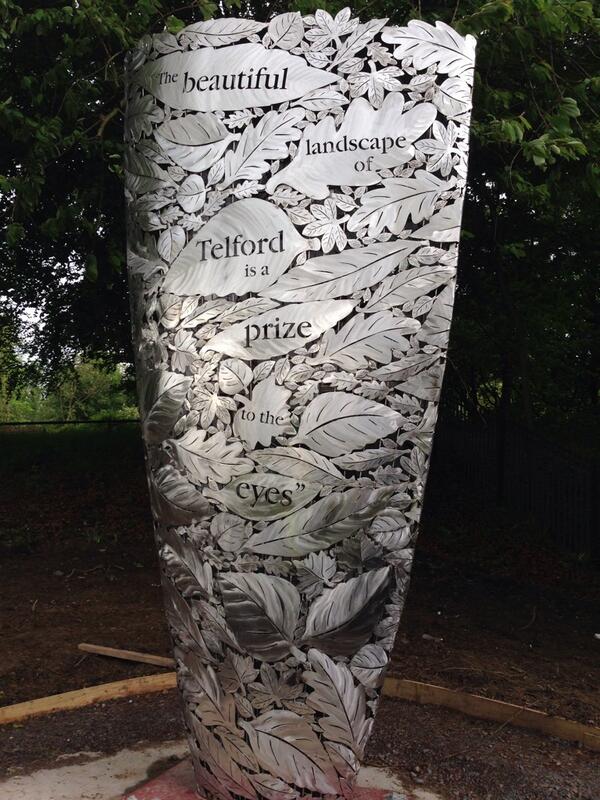 Blown away by the beautiful art at #Southwater and remarkable Fred Foley, 11, who composed the fitting words