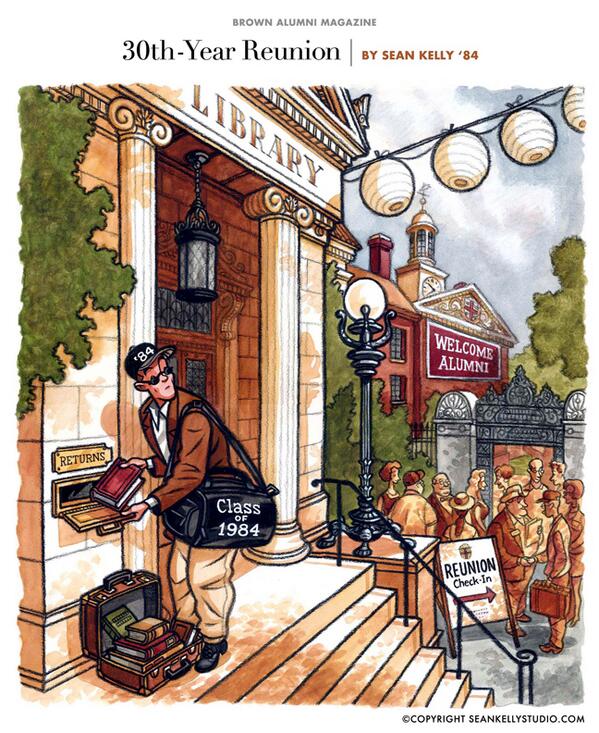 SeanKellyStudio's tweet image. An Alum Returns to Campus. @BrownUniversity @BrownAlumniMag #BrownReunion #BrownUniversity