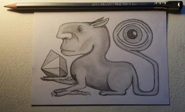 tim_illustrator's tweet photo. Test drawing with the fabled BLACKWING 602! Fast and smooth = awesome pencil! Thanks Dad! @Blackwing http://t.co/HCqhXLN7i3