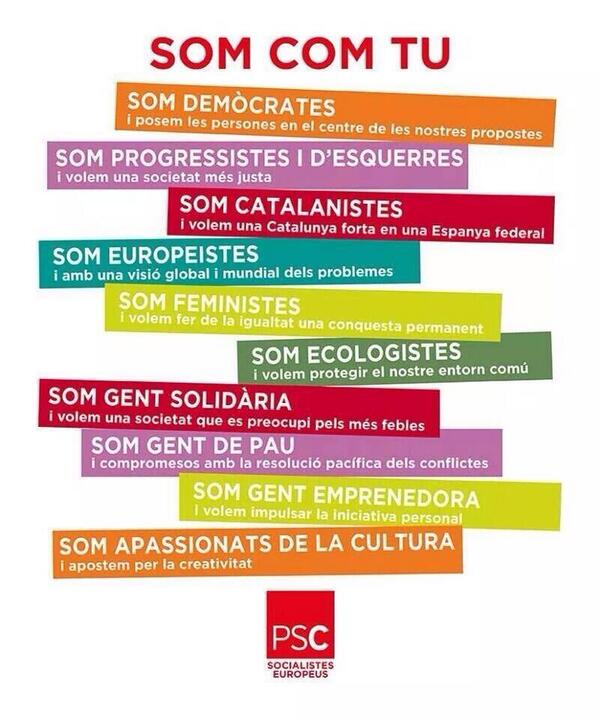 socialistes_cat's tweet photo. RT @PSC_BCN_EU: Som com tu! El diumenge..#canviemeuropa #aturemrajoy #votaPSC #25M #nowschulz http://t.co/kjhpSt7BxH