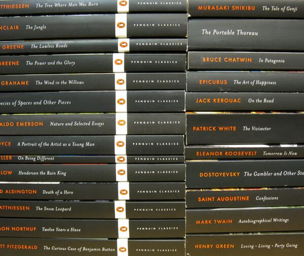 RT this tweet for chance to win set of 5 randomly-selected Penguin Classics from our shelves! bit.ly/SrZ5Jl