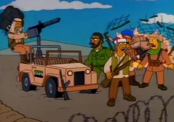 VICE's tweet image. I Tried to Get a 'Simpsons' Writer to Admit That the US and Fox Orchestrated the Arab Spring bit.ly/1k1yXL4