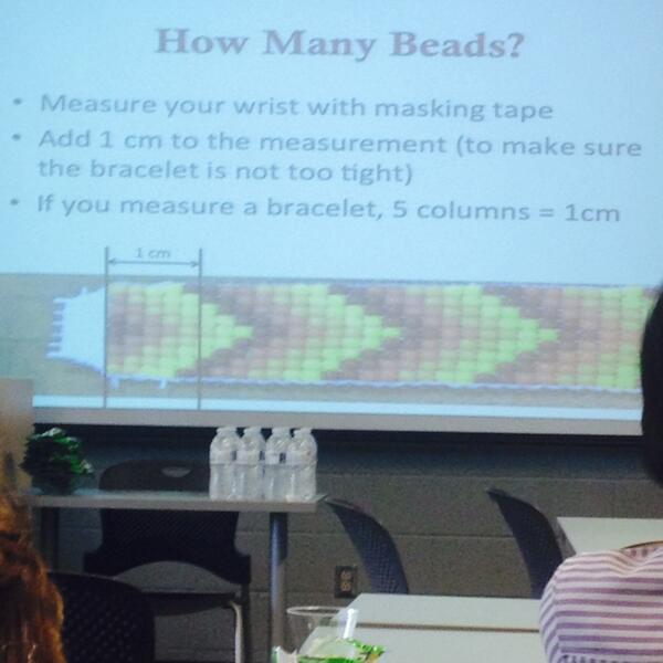 MoravianAR's tweet photo. Algonquin loom beading fostering number sense and cultural understanding. #ARNA2014 http://t.co/OJtPtYy7bR