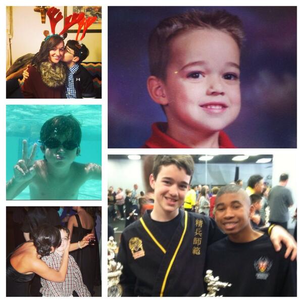 Jillian__Rae's tweet photo. Can't believe this kid is 13 today! Happy Happy birthday to my favorite TEENAGER 😳 and the coolest kid I know! http://t.co/HgJnowaO28