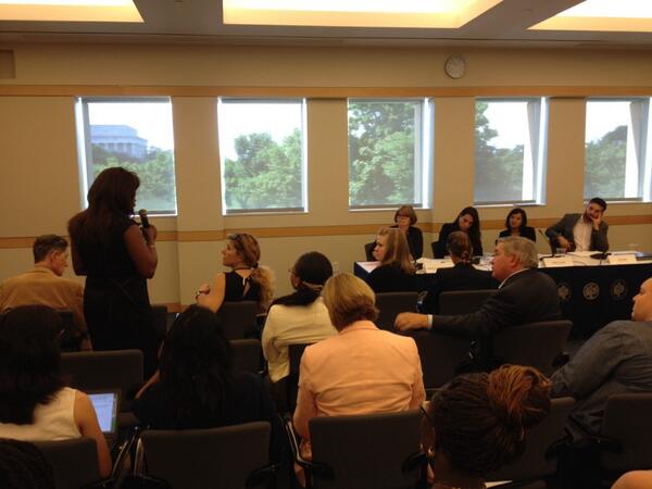 #MissingPeace audience is incredible! passionate, intelligent, and unafraid to challenge the panel <a href="/USIP/">U.S. Institute of Peace</a>