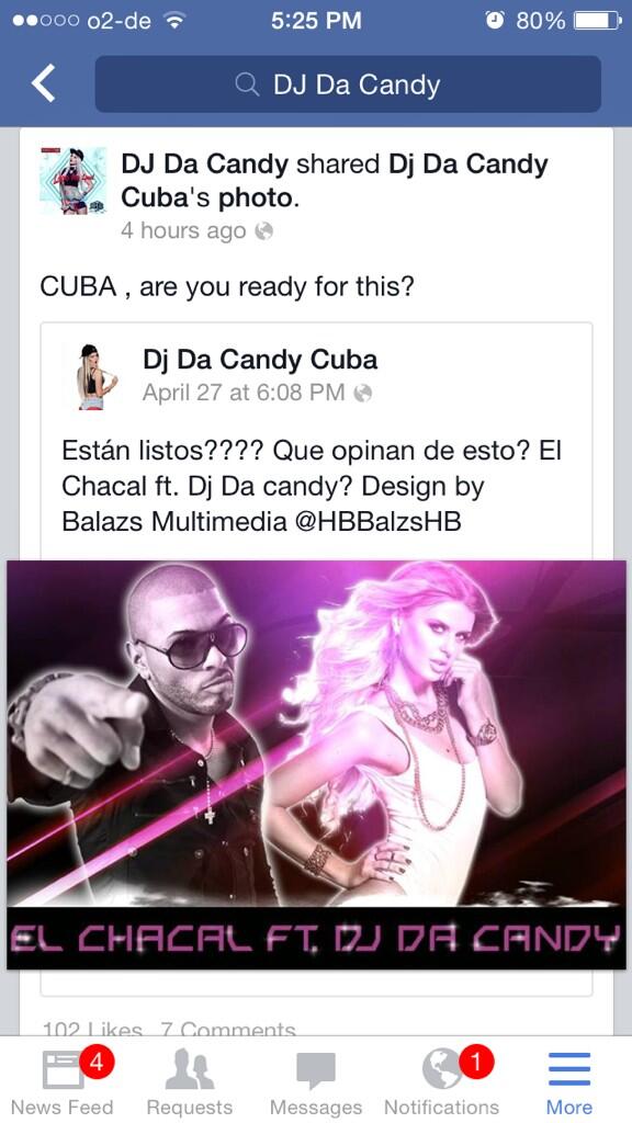 Tatiana_Model's tweet photo. I can't wait until this hit come out! It would be a global success not only in Cuba n Ukraine! #DjDaCandy y El Chacal http://t.co/CZVjLZ4oQa